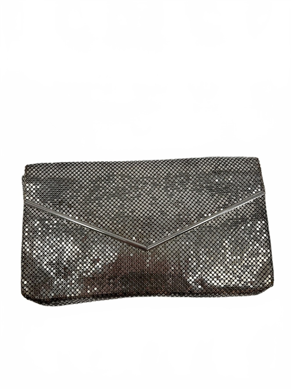 Whiting & Davis Mesh Envelope Silver Bag